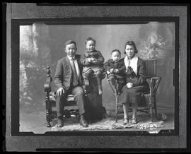 Photograph of Mr. How Ling and his family