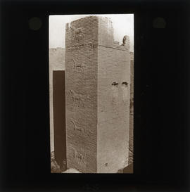 Photograph of a section of the Ishtar Gate