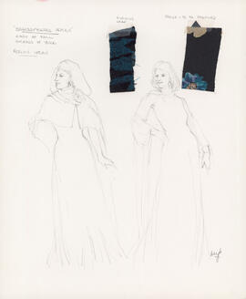 Costume design for lady at ball, Duchess of York