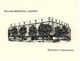Invitation to attend a Special Convocation to mark the formal dedication of the Killam Memorial L...