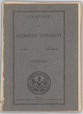 Calendar of Dalhousie University, Halifax, Nova Scotia : 1909-1910