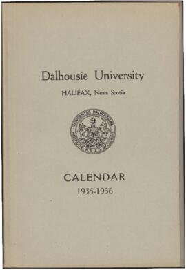 Calendar of Dalhousie University, Halifax, Nova Scotia : 1935-1936