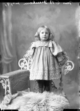 Photograph of Mrs. C. B. Dunham's daughter