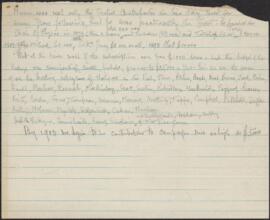 Research notes and draft speech for Munro Day, 1928