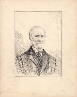 Unfinished Arthur Lismer portrait of Rev. John Forrest commissioned for One hundred years of Dalh...