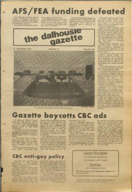 The Dalhousie Gazette, Volume 109, Issue 14