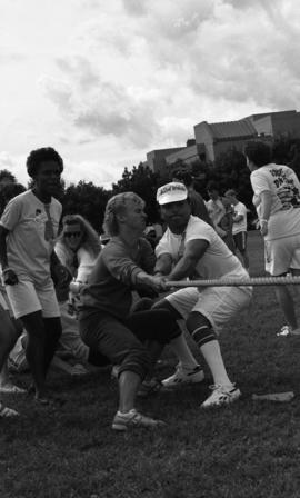 Photograph of a Orientation Week event in 1988