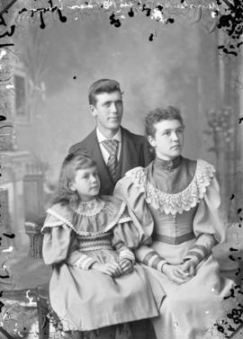 Photograph of Marshall King and sisters