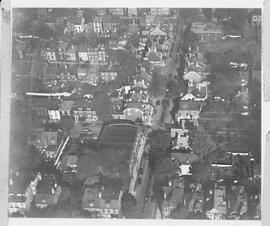 Aerial photograph of Arthur Stanley MacKenzie's funeral procession