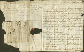 A letter from Wm. Kellock, with an addition by I. Anderson to James Dinwiddie