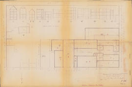 Drawing of overall layout of Oland's Brewery in Saint John, New Brunswick