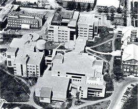 Photograph of an aerial view of the Studley campus Dalhousie University