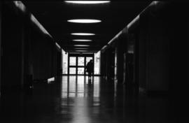 Photograph of a hallway in the Dalhousie Arts Centre