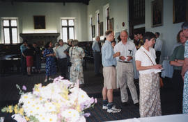 Photograph of guests at Patricia Lutley's retirement party