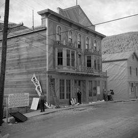 Photograph of a replica of the Palace Grand Theatre in Dawson City, Yukon