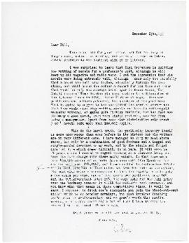 Correspondence between Thomas Head Raddall and William Arthur Deacon
