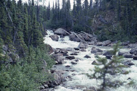 Photograph of river rapids near Voisey's Bay, Newfoundland and Labrador