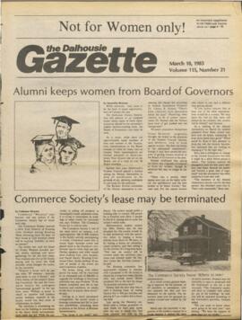 The Dalhousie Gazette, Volume 115, Issue 21