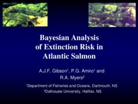 Bayesian analysis of extinction risk in Atlantic salmon : [PowerPoint presentation]