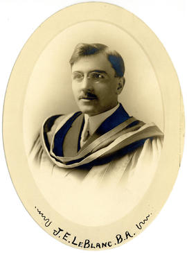 Portrait of Joseph Emile LeBlanc : Class of 1915