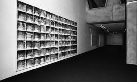 Photograph of an installation by Gerald Ferguson