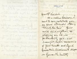 Correspondence between Thomas Head Raddall and J. F. Farish