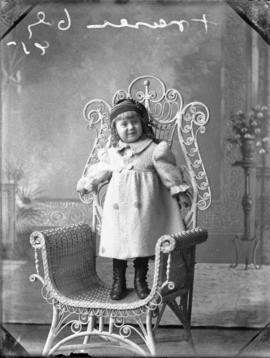 Photograph of baby of Mrs. Fraser