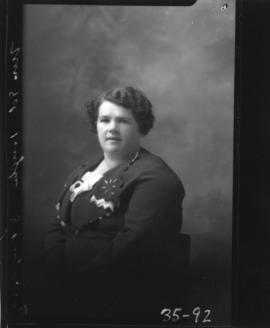 Photograph of Mrs. Ed Hughes