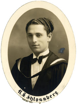 Portrait of Reuben Samuel Shlossberg : Class of 1928