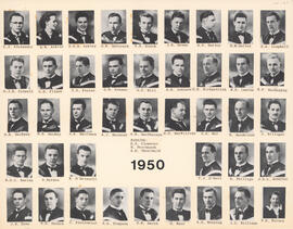 Composite photograph of Dalhousie Faculty of Medicine, class of 1950