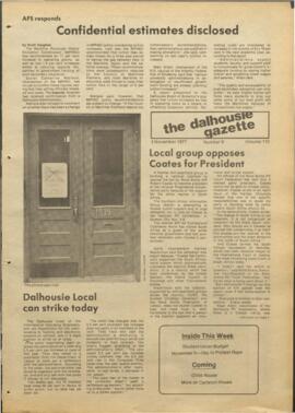 The Dalhousie Gazette, Volume 110, Issue 9