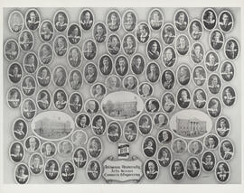 Composite photograph of Arts, Science, Commerce, and Engineering Faculty and Class of 1928