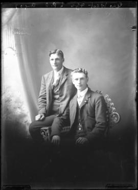 Photograph of George West & friend