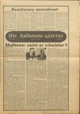 The Dalhousie Gazette, Volume 107, Issue 14