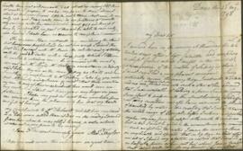 One letter to James Dinwiddie from Joseph Rawlings