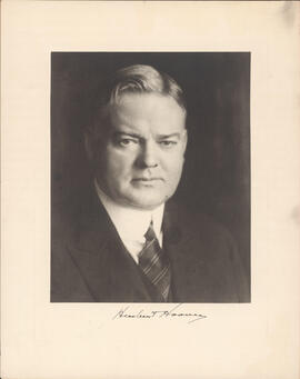 Photograph of Herbert Hoover, American President
