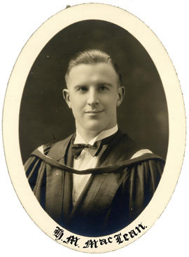 Portrait of Hugh MacKay MacLean : Class of 1928