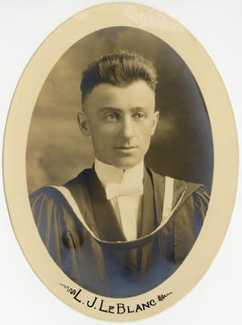 Portrait of Leo John LeBlanc : Class of 1921