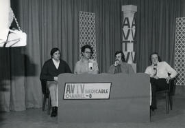 Photograph of AVTV Medicable television show being filmed