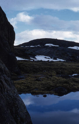 Photograph of a rocky landscape near Frobisher Bay, Northwest Territories