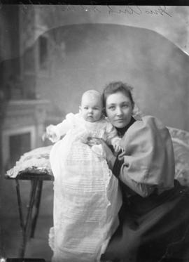 Photograph of Mrs. Arch McColl and baby