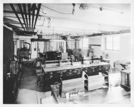 Photograph of a laboratory at the Nova Scotia Technical College