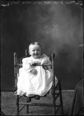 Photograph of the baby of Mrs. J. D. McDonald
