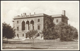 Postcard of the orginal Nova Scotia Archives Building on Dalhousie University's Studley Campus