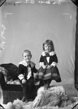 Photograph of Mrs. Davis' children