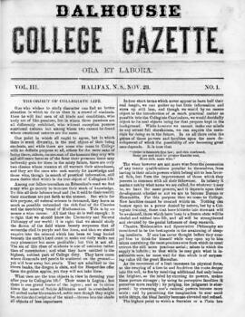 The Dalhousie College Gazette, Volume 3, Issue 1