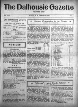 The Dalhousie Gazette, Volume 53, Issue 1
