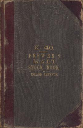 Brewer's malt stock book