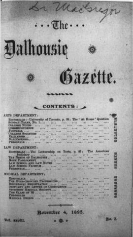The Dalhousie Gazette, Volume 28, Issue 2
