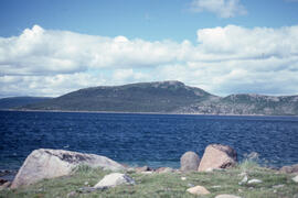 Photograph of the view of the coastline around Voisey's Bay, Newfoundland and Labrador